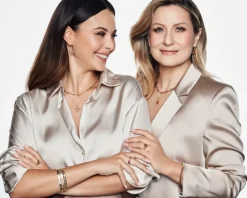 Złote kolczyki z cyrkoniami