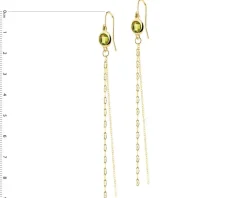 Złote kolczyki z cyrkoniami