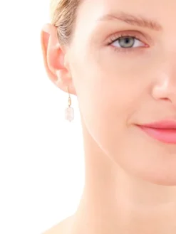 Złote kolczyki z cyrkoniami