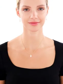 Złote kolczyki z cyrkoniami