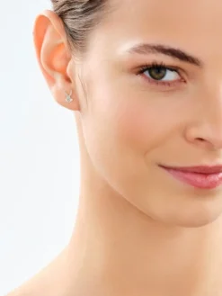 Złote kolczyki z emalią - Looney Tunes, Bugs Bunny, Warner Bros. Discovery