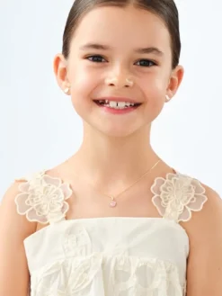 Złote kolczyki z emalią - ptaki