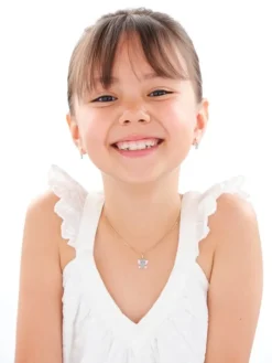 Złote kolczyki z emalią - słonie