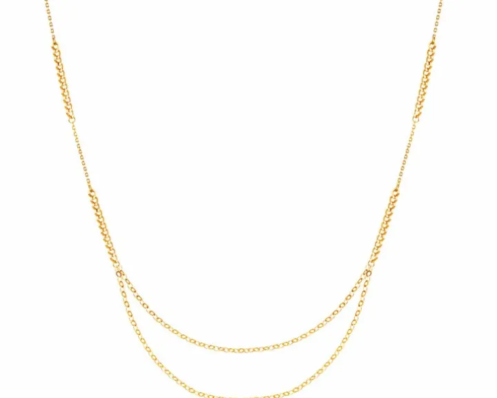 Złoty naszyjnik - ankier, pancerka