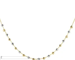 Złoty naszyjnik - ankier z kulkami