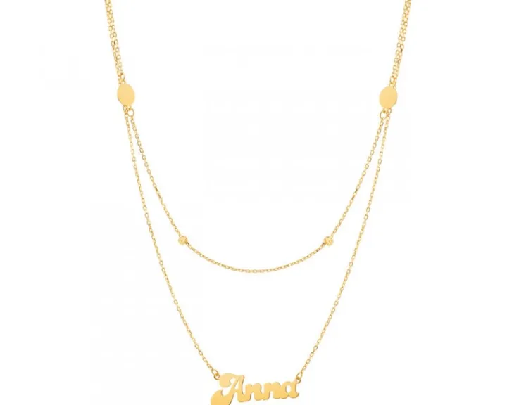 Złoty naszyjnik - Anna