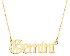 Złoty naszyjnik - Bliźnięta