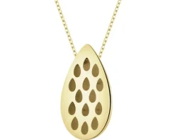 Złoty naszyjnik - łezka