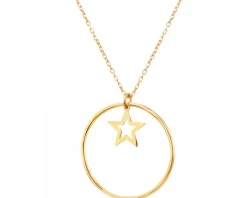 Złoty naszyjnik - gwiazda