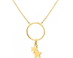 Złoty naszyjnik - gwiazdy