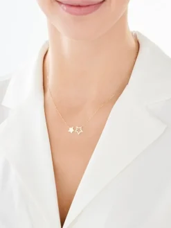 Złoty naszyjnik - gwiazdy