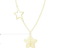 Złoty naszyjnik - gwiazdy