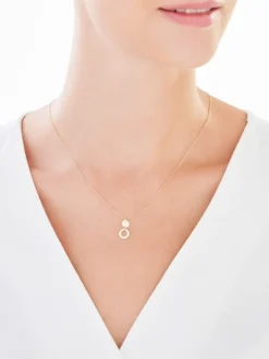 Złoty naszyjnik - koła