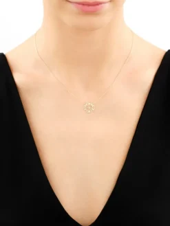 Złoty naszyjnik - koniczyna