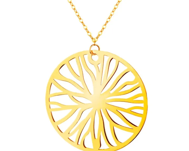 Złoty naszyjnik - koło