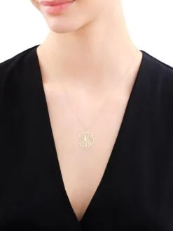 Złoty naszyjnik - koło