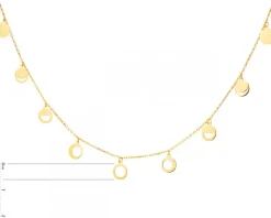 Złoty naszyjnik - Księżyce