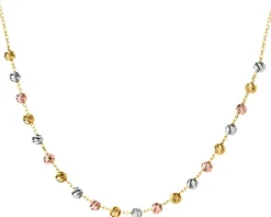 Złoty naszyjnik - kulki