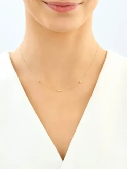 Złoty naszyjnik - kulki