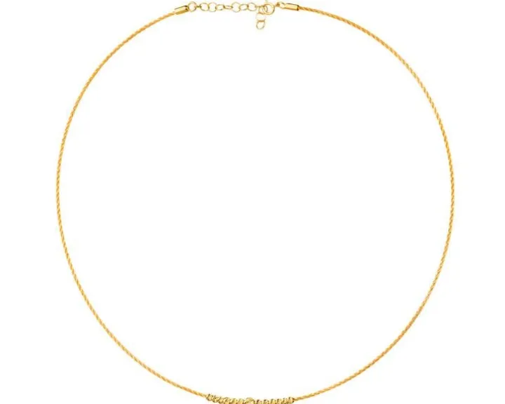 Złoty naszyjnik - kulki