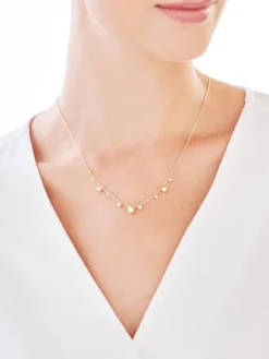 Złoty naszyjnik - kulki