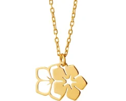 Złoty naszyjnik - kwiaty