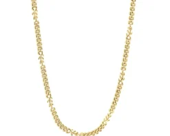 Złoty naszyjnik - liście