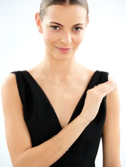 Złoty naszyjnik - liście