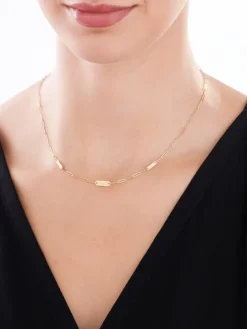 Złoty naszyjnik - love