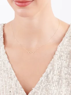 Złoty naszyjnik - mama, nieskończoność