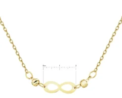 Złoty naszyjnik - nieskończoność