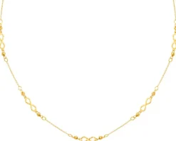 Złoty naszyjnik - nieskończoności