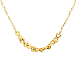 Złoty naszyjnik - nieskończoność, ankier