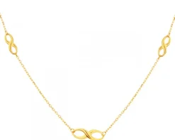 Złoty naszyjnik - nieskończoność