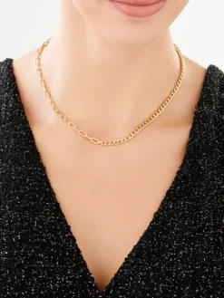 Złoty naszyjnik - pancerka, ankier