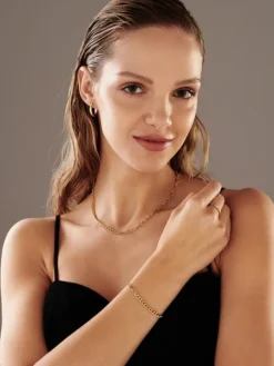 Złoty naszyjnik - pancerka, ankier