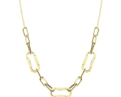 Złoty naszyjnik - paper clip