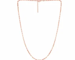 Złoty naszyjnik - paper clip