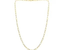 Złoty naszyjnik - paper clip