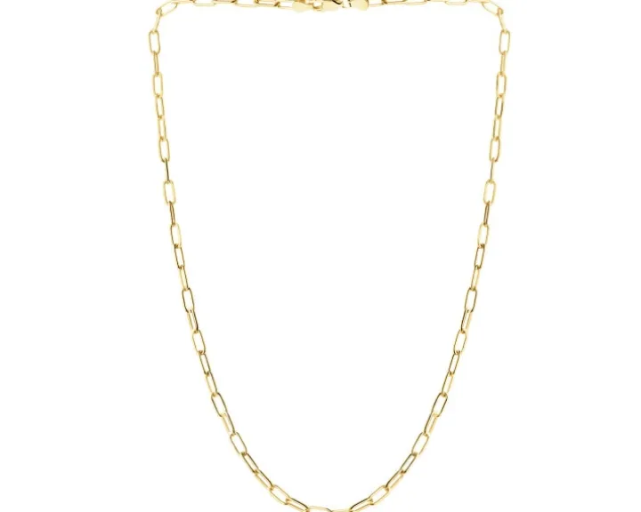 Złoty naszyjnik - paper clip