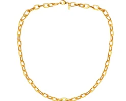 Złoty naszyjnik - paper clip