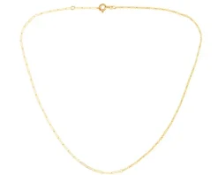Złoty naszyjnik - paper clip