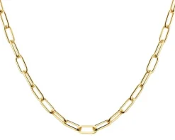 Złoty naszyjnik - paper clip