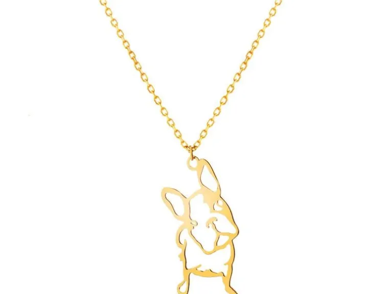 Złoty naszyjnik - piesek