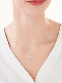 Złoty naszyjnik - piesek