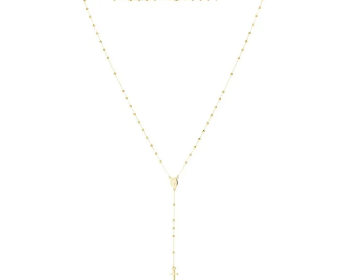 Złoty naszyjnik - różaniec