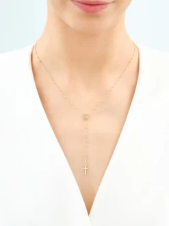 Złoty naszyjnik - różaniec