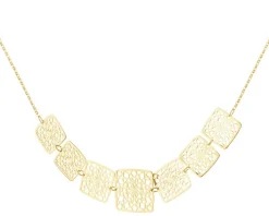 Złoty naszyjnik - rozety