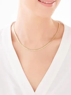 Złoty naszyjnik - rybia łuska