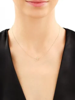 Złoty naszyjnik - serca